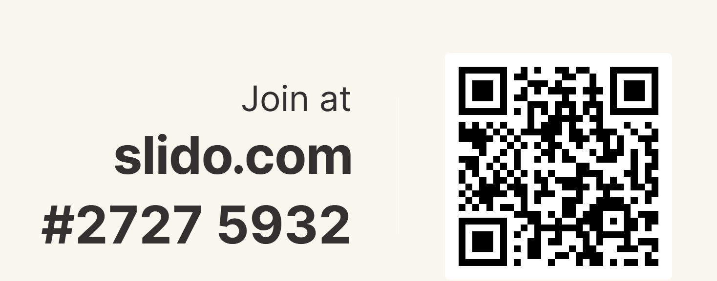 Join at slido.com #2727 5932